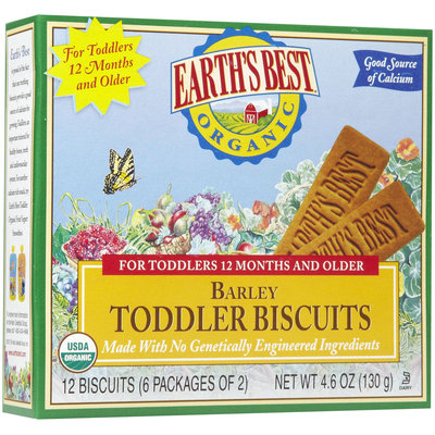 Earths Best Earth's Best Toddler Biscuits - Barley - 4.6 oz