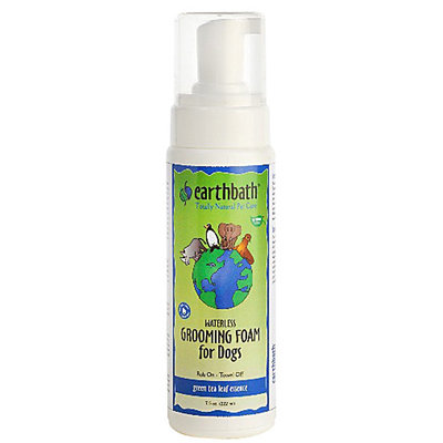 earthbath Green Tea Leaf Grooming Foam for Dogs, 7 oz