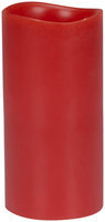 Energizer Flameless Ginger Apple Fruit Scented Smooth Pillar, Red