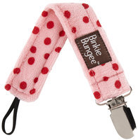 Z. Daisy Peaceful Pink Binkie Bungee Pacifier Clip