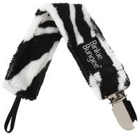 Z. Daisy Phoebe Zebra Binkie Bungee Pacifier Clip - 1 ct.