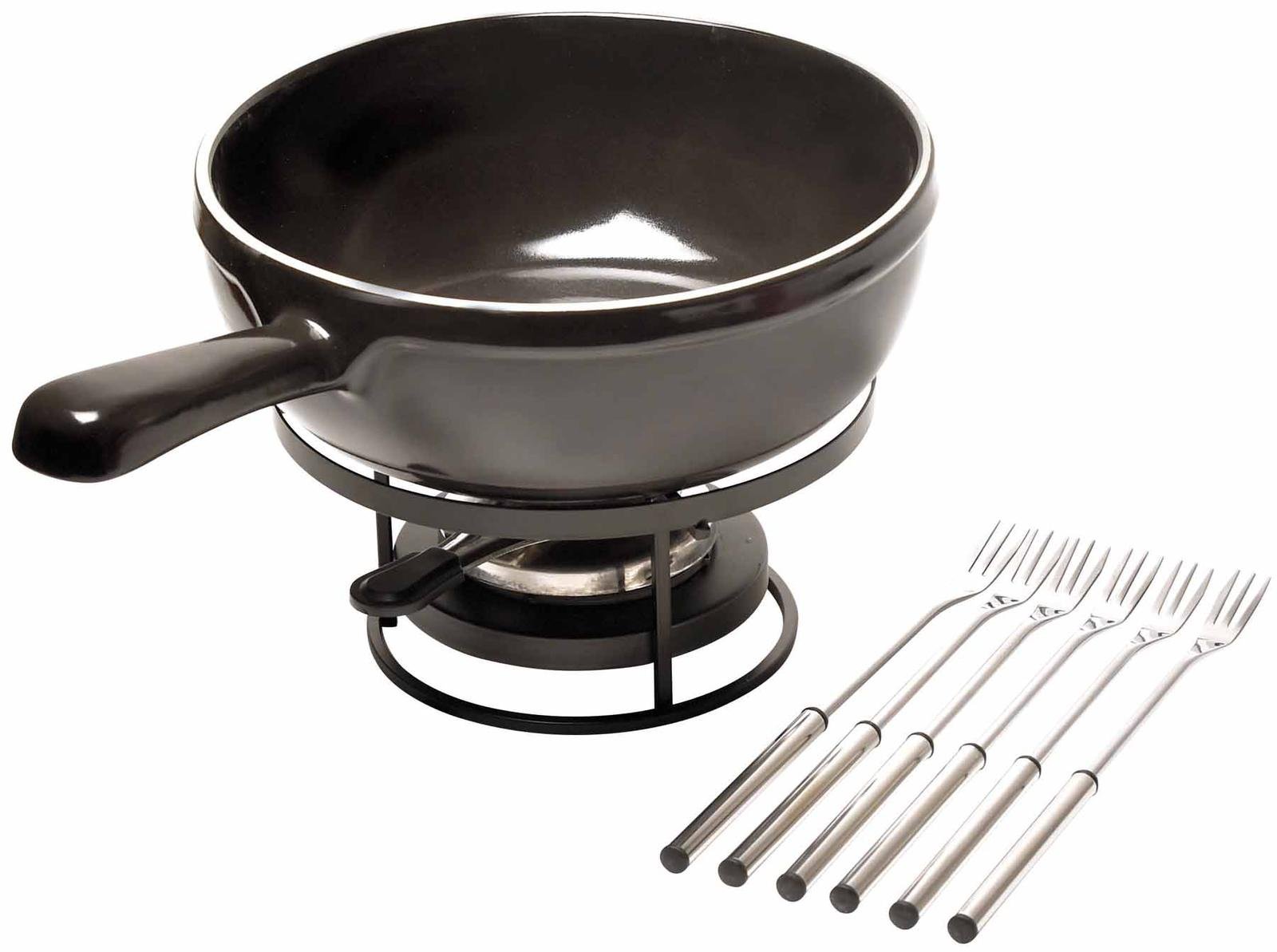 Emile Henry Cheese Fondue Set Color: Charcoal
