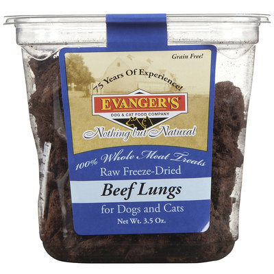 Evangers Evanger's Nothing But Natural Raw Freeze Dried Beef Lungs - 3.5 oz