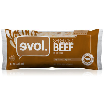 Evol Shredded Beef Burrito