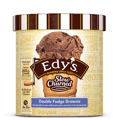 Edy's Slow Churned Double Fudge Brownie