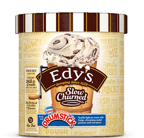 Edy's Slow Churned Nestlé® Drumstick® Sundae Cone