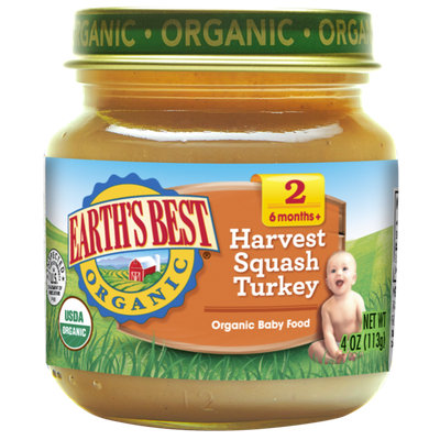 Earth's Best Organic® Harvest Squash Turkey Baby Food