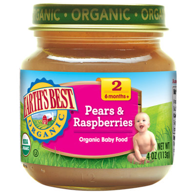 Earth's Best Organic® Pears & Raspberry Baby Food