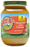 Earth's Best Organic® Spaghetti with Cheese Baby Food