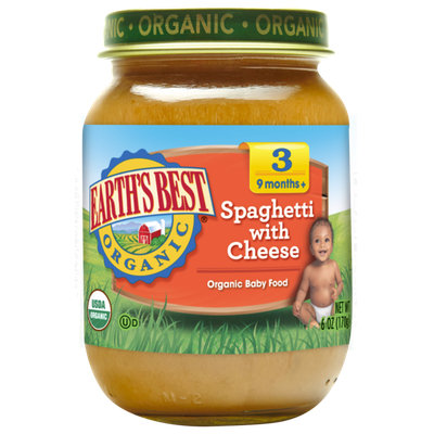 Earth's Best Organic® Spaghetti with Cheese Baby Food