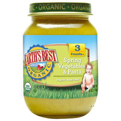 Earth's Best Organic® Spring Vegetables & Pasta Baby Food