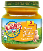 Earth's Best Organic® Sweet Potato and Chicken Dinner Baby Food