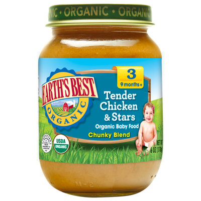 Earth's Best Organic® Tender Chicken & Stars Baby Food