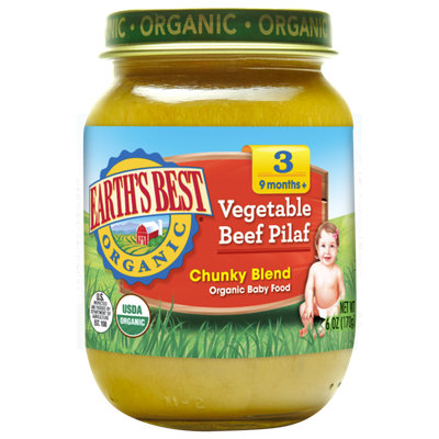 Earth's Best Organic® Vegetable Beef Pilaf Baby Food
