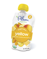 Plum Organics Eat Your Colors® Yellow – Mango, Yellow Zucchini, Corn & Turmeric