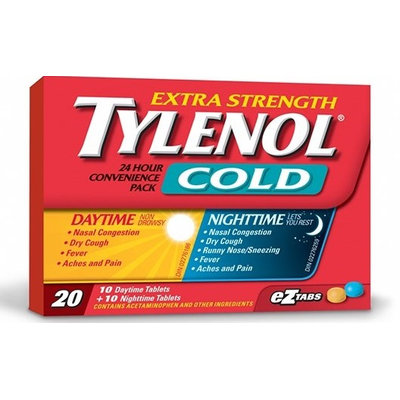 Tylenol® Extra Strength Cold Daytime and Nighttime EZ Tabs