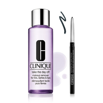 Clinique Eye Essentials Kit with Quickliner for Eyes Intense