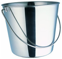 Indipets Heavy Duty Stainless Steel Dog Pail 13 QT