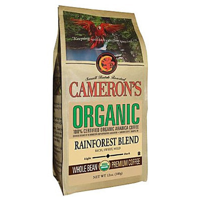 Cameron's Organic Ground Coffee, Rainforest Blend, 12oz