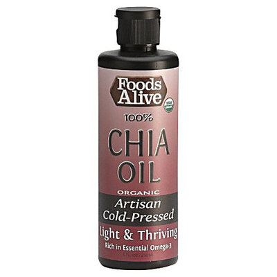 Foods Alive Organic Chia Seed Oil, 8oz