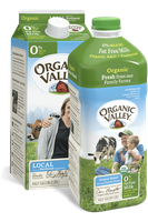 Organic Valley® Fat Free Skim Milk, Pasteurized