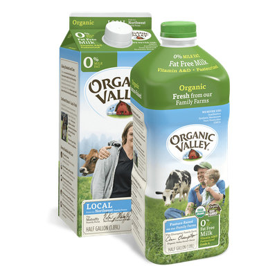 Organic Valley® Fat Free Skim Milk, Pasteurized