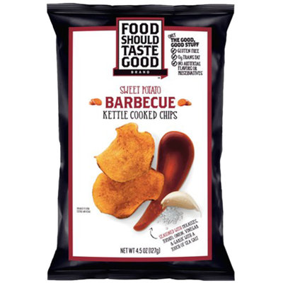 Food Should Taste Good Kettle Cooked Barbeque Sweet Potato Chips