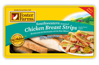 Foster Farms Southwestern Seasoned Chicken Breast Strips, 6 oz