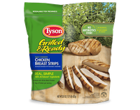 Tyson Fully Cooked Frozen Grilled Chicken Breast Strips