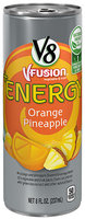 V8® V-Fusion® +Energy Orange Pineapple Vegetable & Fruit Juice