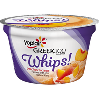 Yoplait® Greek 100 Whips!® Peaches & Cream Yogurt