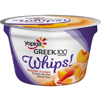 Yoplait® Greek 100 Whips!® Peaches & Cream Yogurt