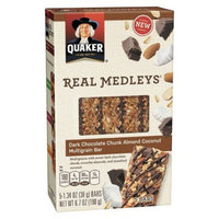 Quaker Real Medleys Dark Chocolate Chunk Almond Coconut Multigrain Bar