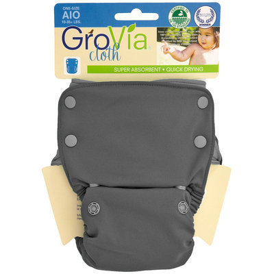 GroVia All-In-One Cloth Diaper - Cloud - 1 ct.