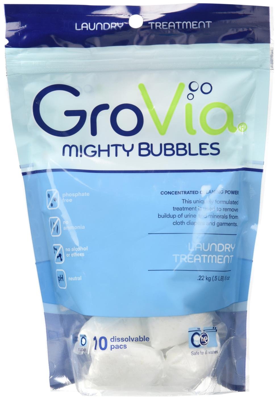 GroVia - Mighty Bubbles, 10 Count
