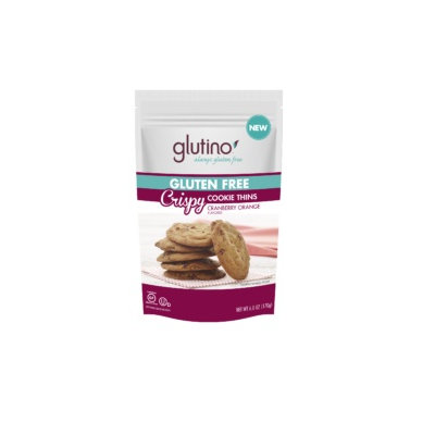 Glutino Gluten Free Cranberry Orange Crispy Cookie Thins