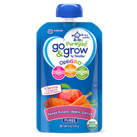 Go & Grow By Similac® Sweet Potato, Apple & Carrot Puree Baby Food Pouches With OptiGRO™
