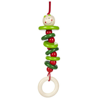 Haba Toys Haba USA 1218 Rattling Caterpillar Dangling Figure Pack of 4