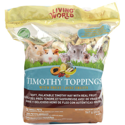 RC Hagen 61184 Living World Timothy Toppings Fruit Mix, 21.3 oz