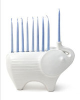 Jonathan Adler Menagerie Elephant Menorah, WHITE