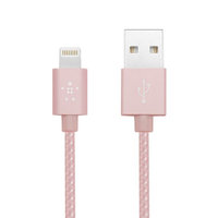 Belkin 4 ft./1.2 m Metallic 2.4-Amp Lightning to USB Charge/Sync Cable