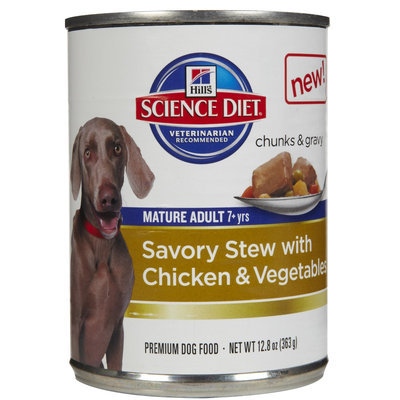 Hills Pet Nutrition Science Diet Savory Stew Chicken Mature Dog Food