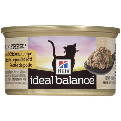 Hill's Ideal Balance Grain Free Roasted Chicken Recipe Canned Cat Food