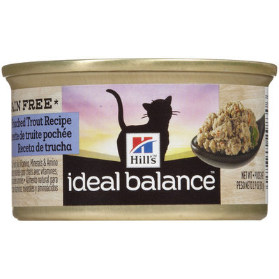 Hill's Ideal Balance Grain Free Poached Trout Recipe Canned Cat Food