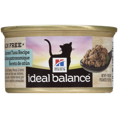 Hill's Ideal Balance Grain Free Gourmet Tuna Recipe Canned Cat Food