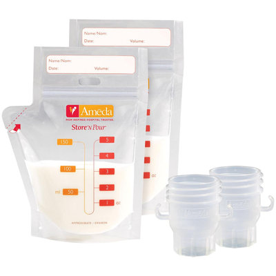 Ameda Store 'N Pour Breast Milk Storage Bags