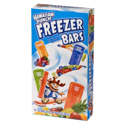 Hawaiian Punch Freezer Bar Fruit Juicy Red
