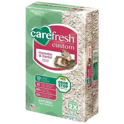 CareFresh Custom Hamster & Gerbil Paper Bedding - Natural: 12.5 Liter