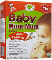 Mum Mum Rice Biscuits - Organic Carrot - 1.76 oz - 1 ct.