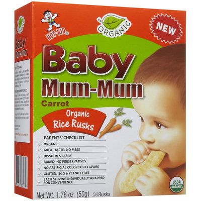 Mum Mum Rice Biscuits - Organic Carrot - 1.76 oz - 1 ct.